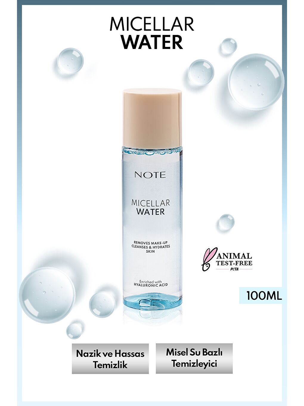 Micellar Water Nemlendirici ve Ferahlatıcı Makyaj Temizleme Suyu