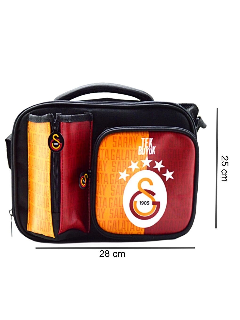 5 Yıldızlı Tek Büyük Suni Deri Beslenme Çantası (25685)-1