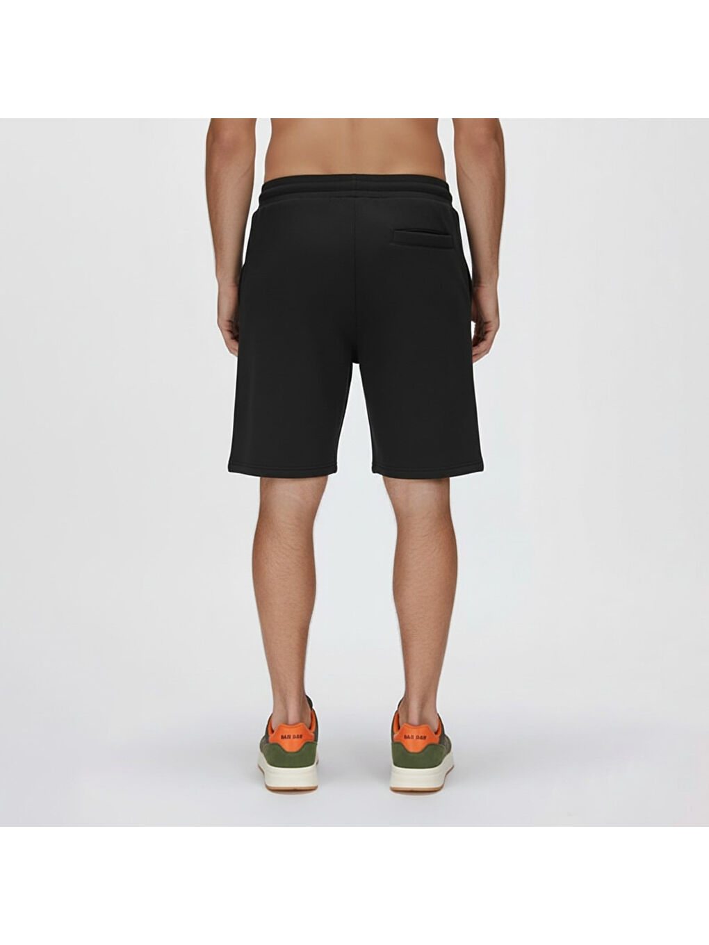 Upside Down Erkek Siyah Şort-2