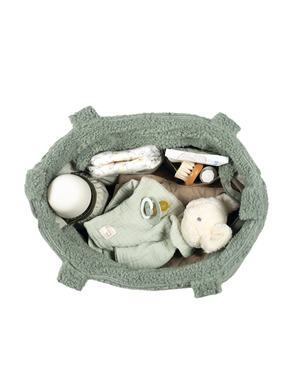 Paddington Bebek Bakım Çantası Teddy Green-7