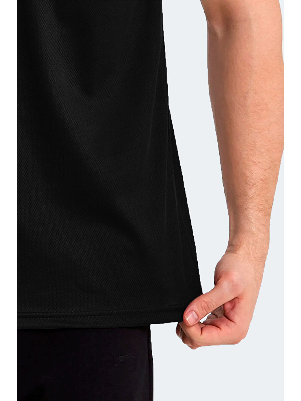 ODALIS IN  Erkek Siyah Büyük Beden Tişört-4