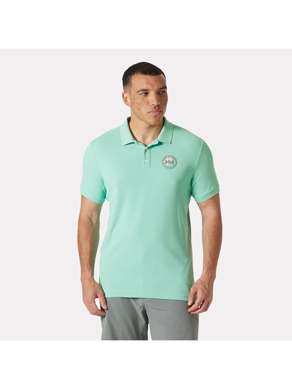 Helly Hansen Yeşil Men's HP Race Polo 2.0 Erkek Polo Tişört HHA.34496.416
