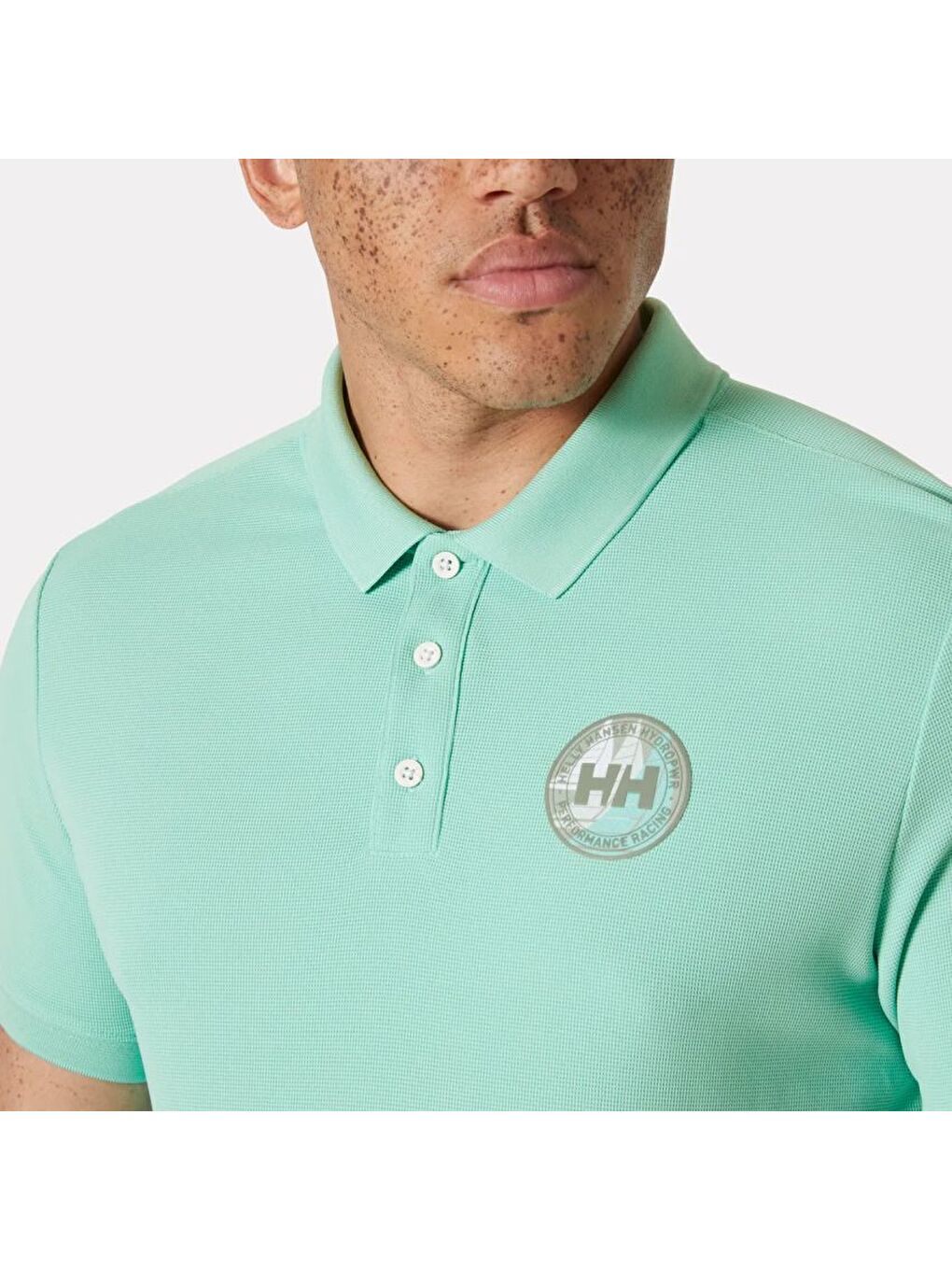 Helly Hansen Yeşil Men's HP Race Polo 2.0 Erkek Polo Tişört HHA.34496.416 - 2