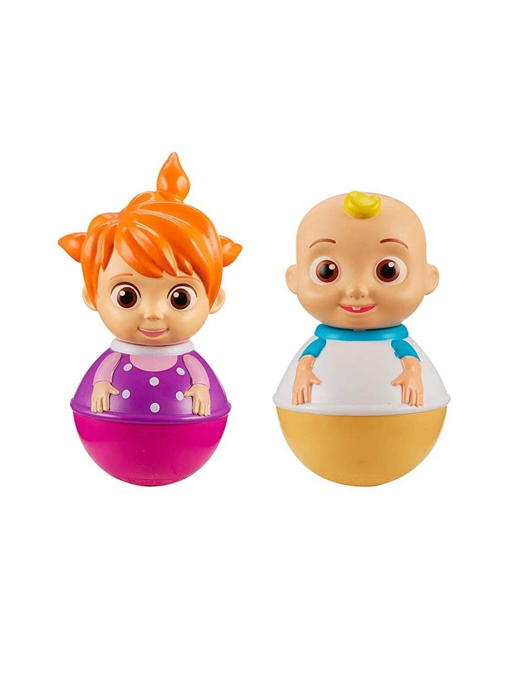 Cocomelon Beyaz-Renklibaskı Weebles 2Li Paket-7704