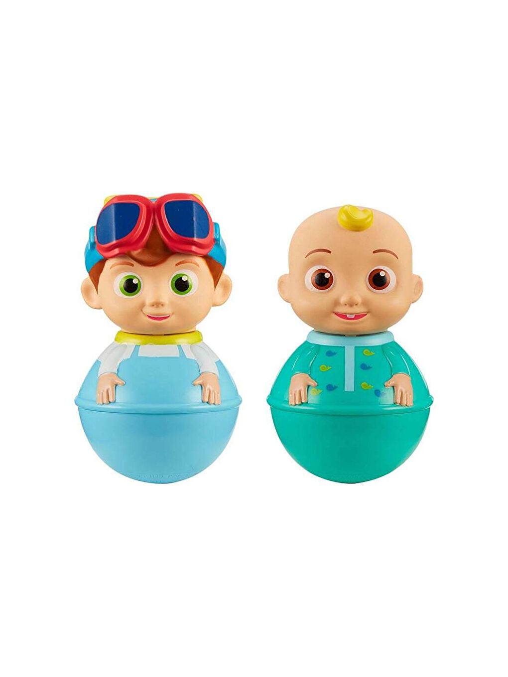 Cocomelon Beyaz-Renklibaskı Weebles 2Li Paket-7704 - 1