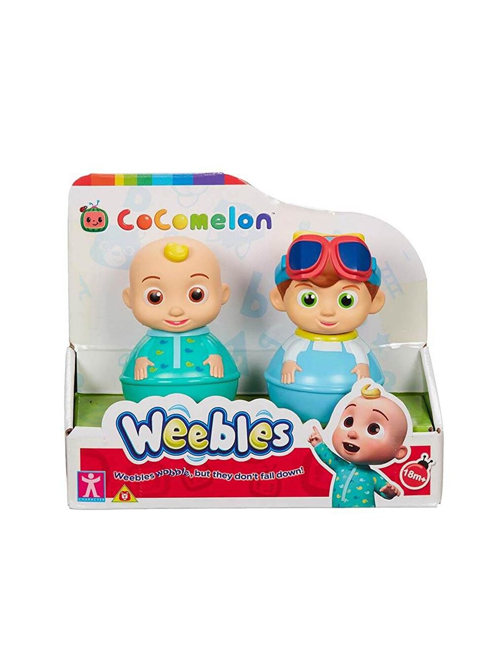 Cocomelon Beyaz-Renklibaskı Weebles 2Li Paket-7704 - 3