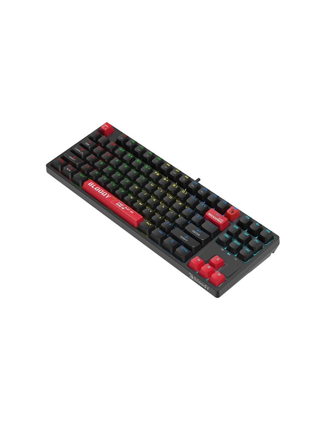 A4-Tech Bloody S87 Mekanik Red Switch RGB Anti Ghosting Kablolu Klavye - 1