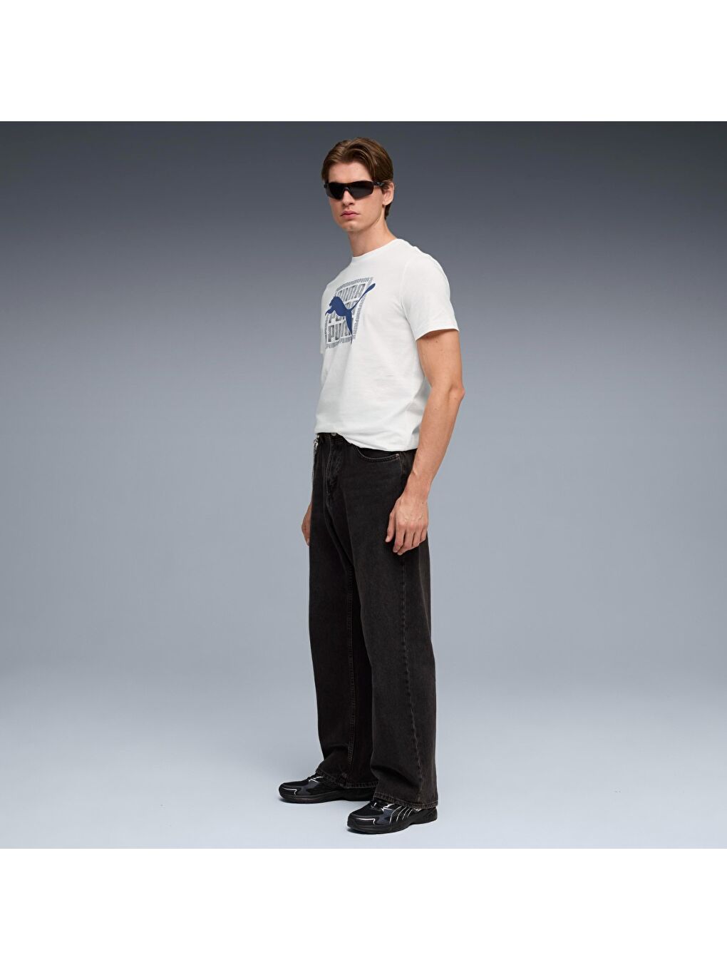 Graphic Erkek Beyaz Tişört-2