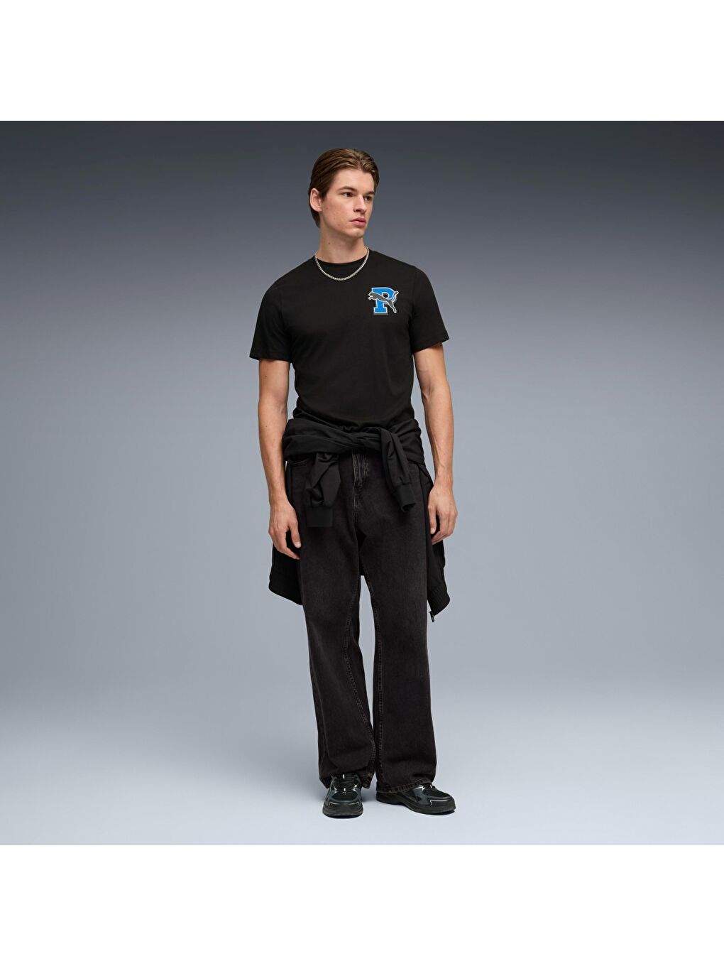 Graphic Erkek Siyah Tişört-2