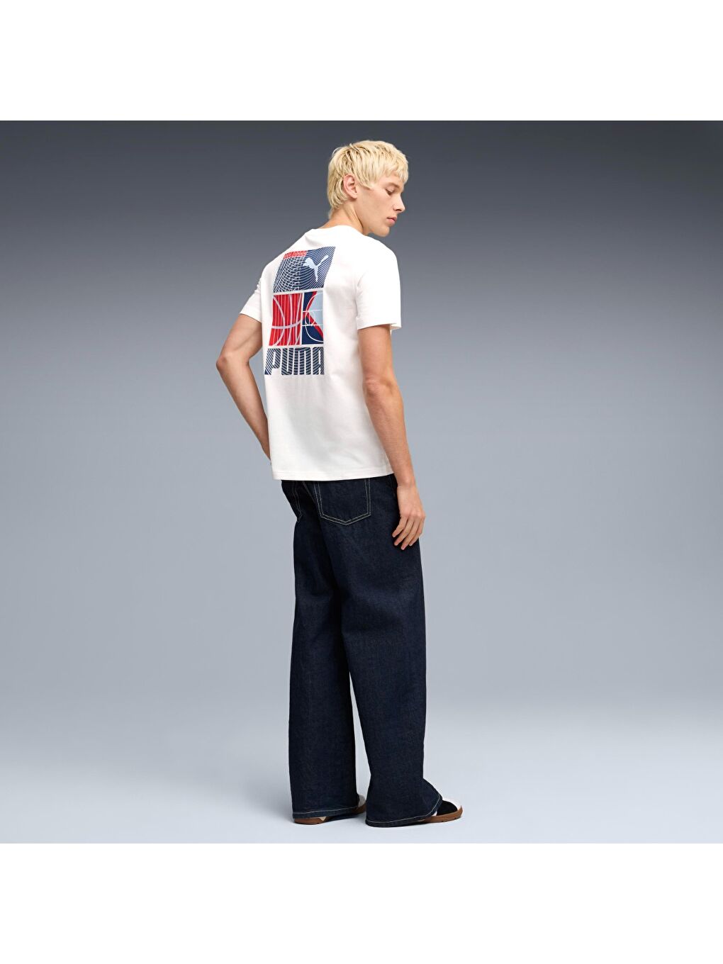 Graphic Erkek Beyaz Tişört-2