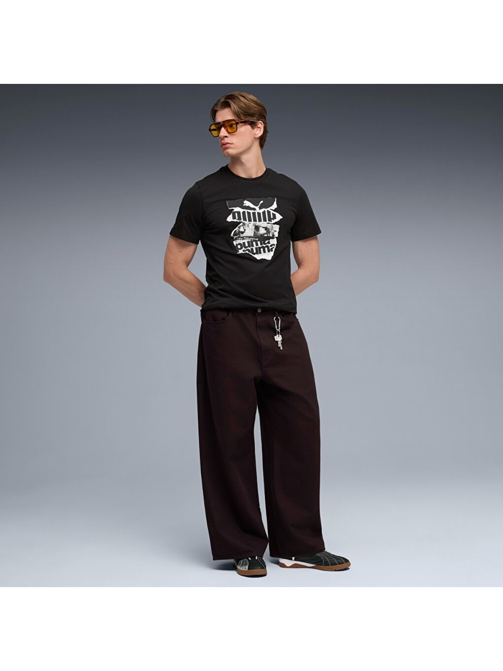 Graphic Erkek Siyah Tişört-2