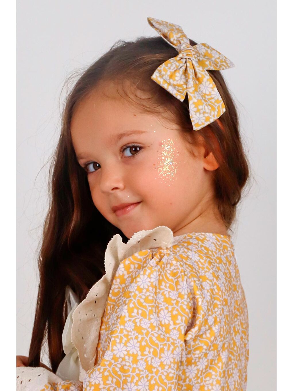 Altın-Pembe-Beyaz  Glitter Simli Kız Çocuk Jel Far-2