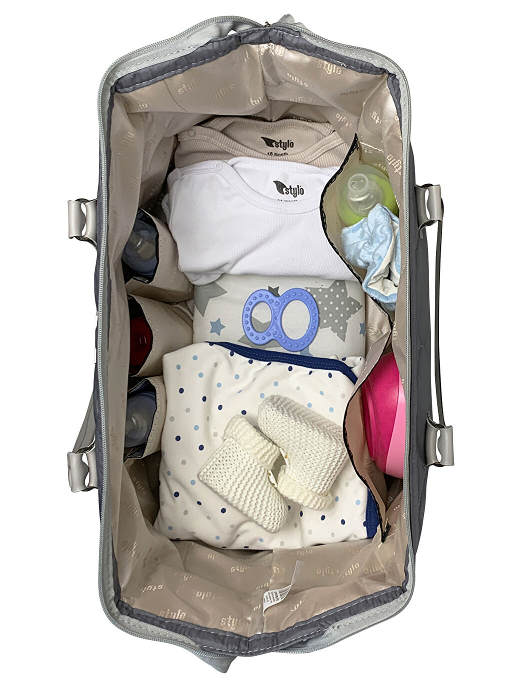 Manolya Anne Bebek Bakım Çantası Gri-6