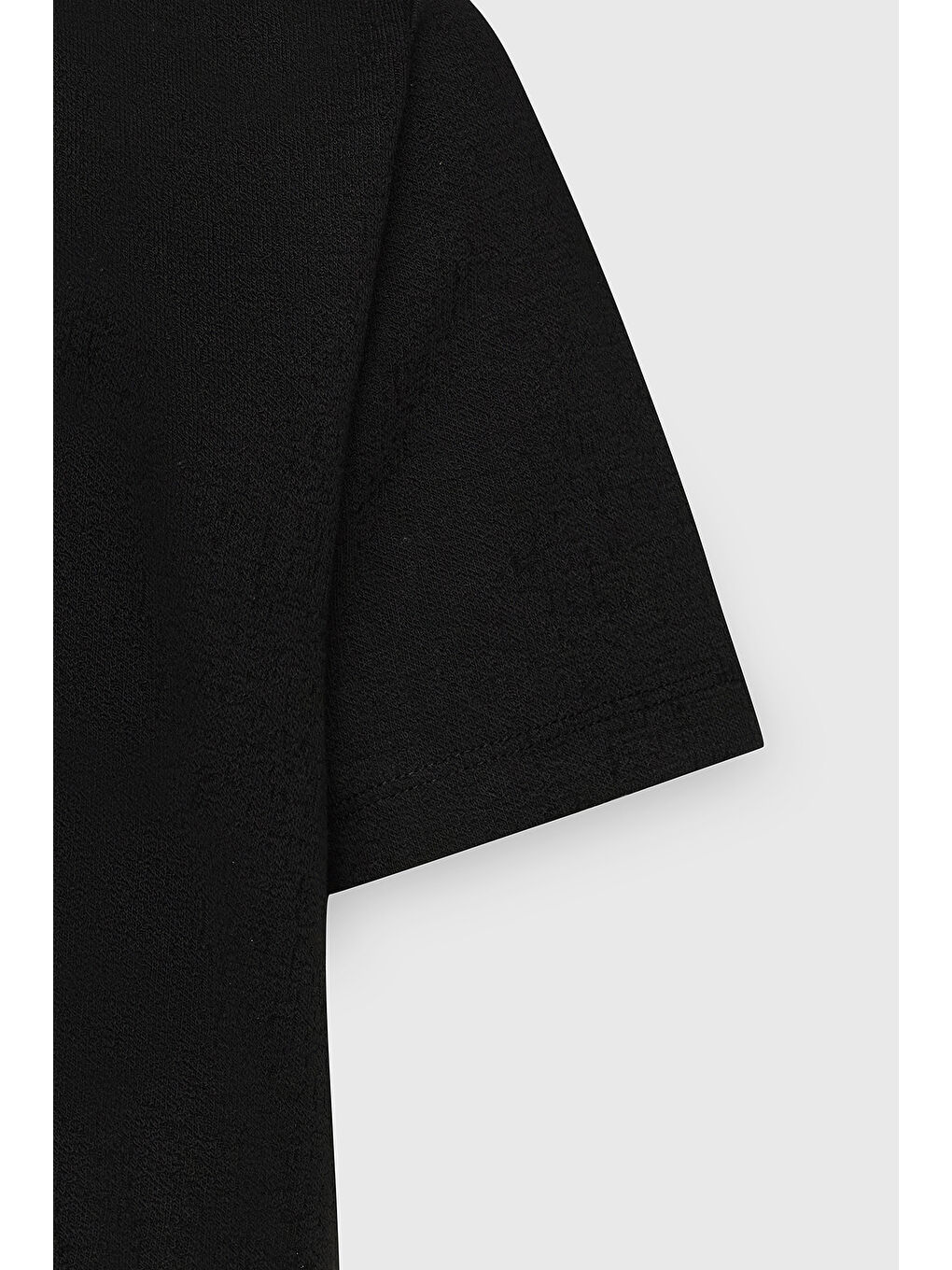 Erkek Siyah Slim Fit Dar Kesim Pamuklu Bisiklet Yaka Tişört-6