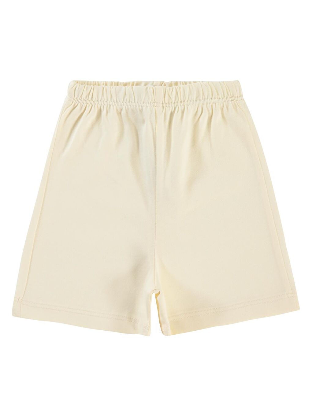 Baby Yandan Dikişli 3-24 Ay Unisex Şort - Ekru
