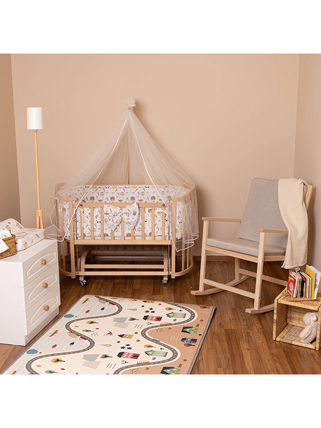 Süper Oval Beşik  70X130 cm-1