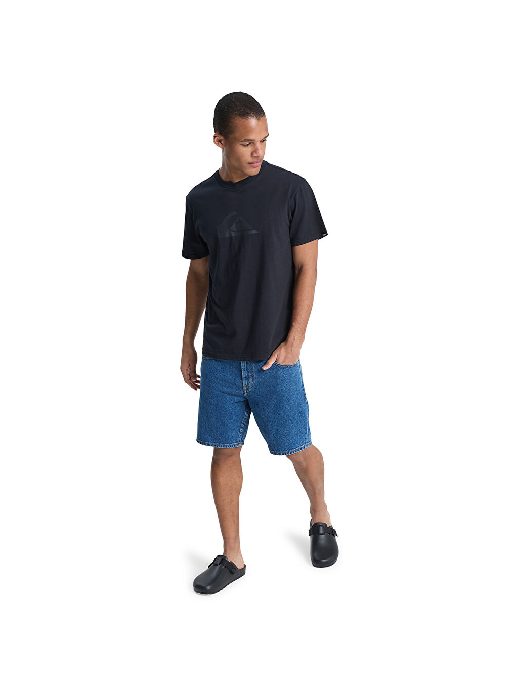 Ev Comp Logo Erkek Siyah Tişört-4