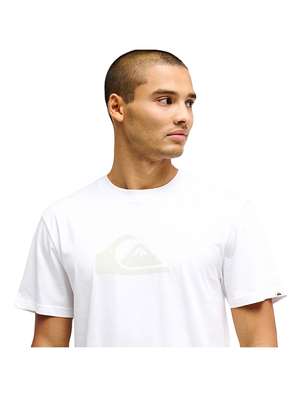 Ev Comp Logo Erkek Beyaz Tişört-3