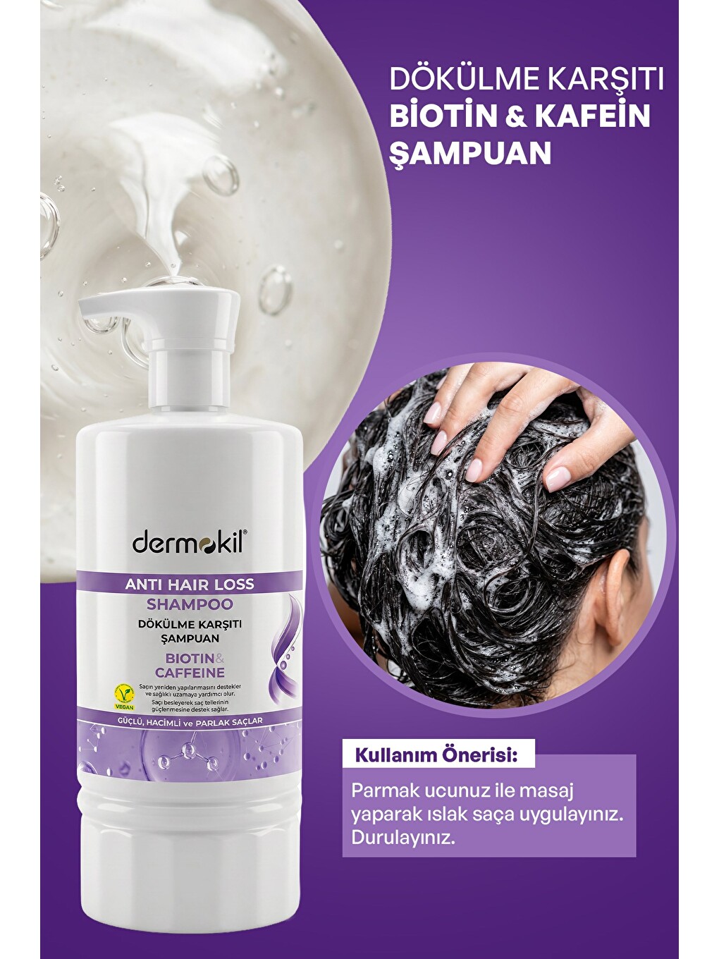 Biotin & Caffeine Dökülme Karşıtı Şampuan 950 Ml-4