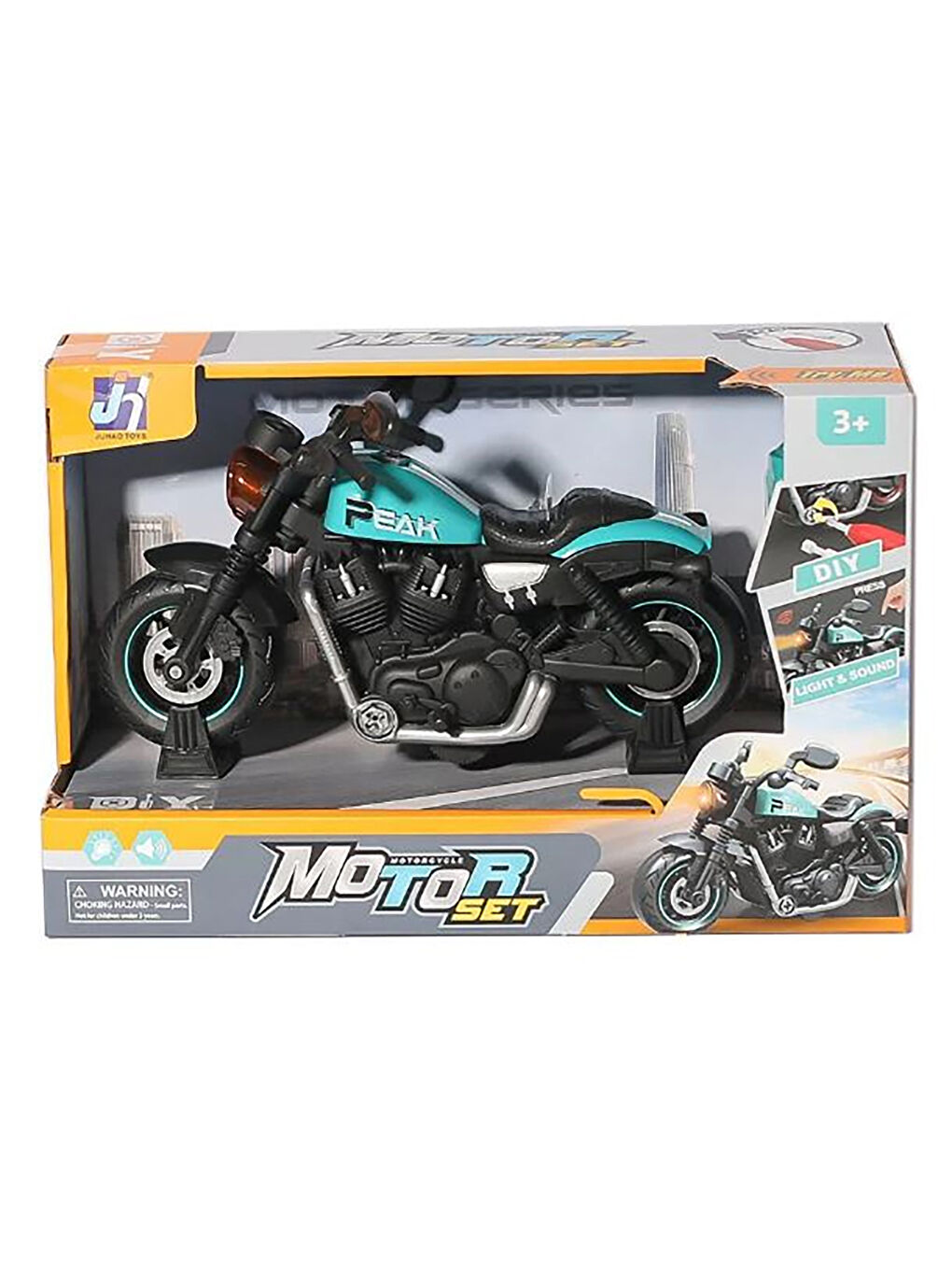 Müzikli ve Işıklı Söktak Motorsiklet Yeşil