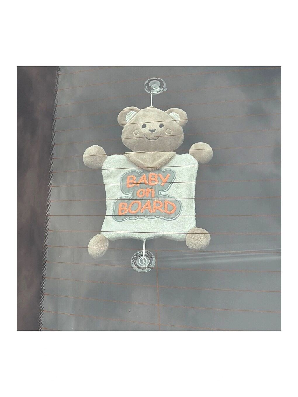 Reflektörlü Arabada Bebek Var Aparatı 875-4