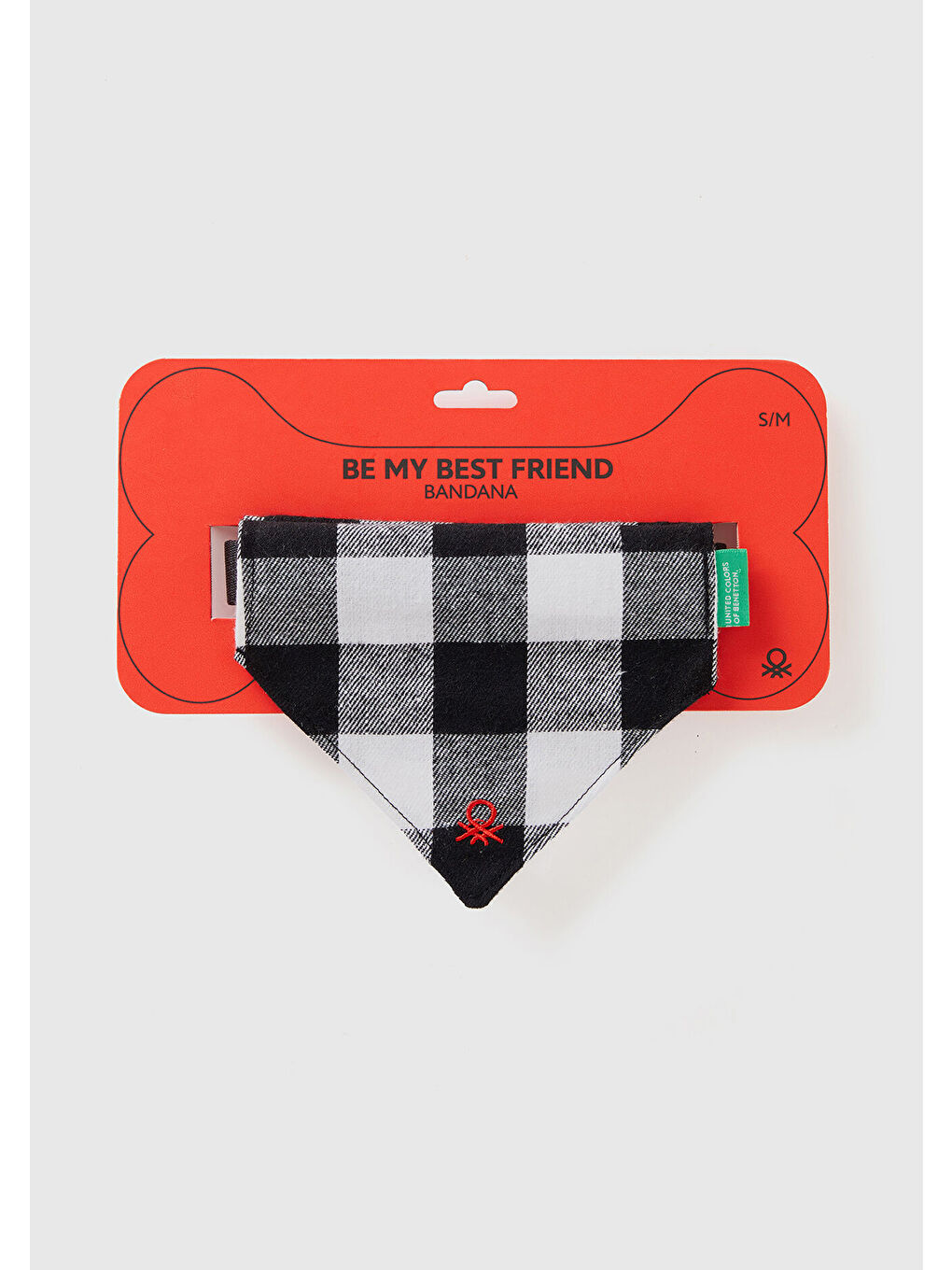 Unisex Yeşil Ekoseli  Köpek Bandanası-2