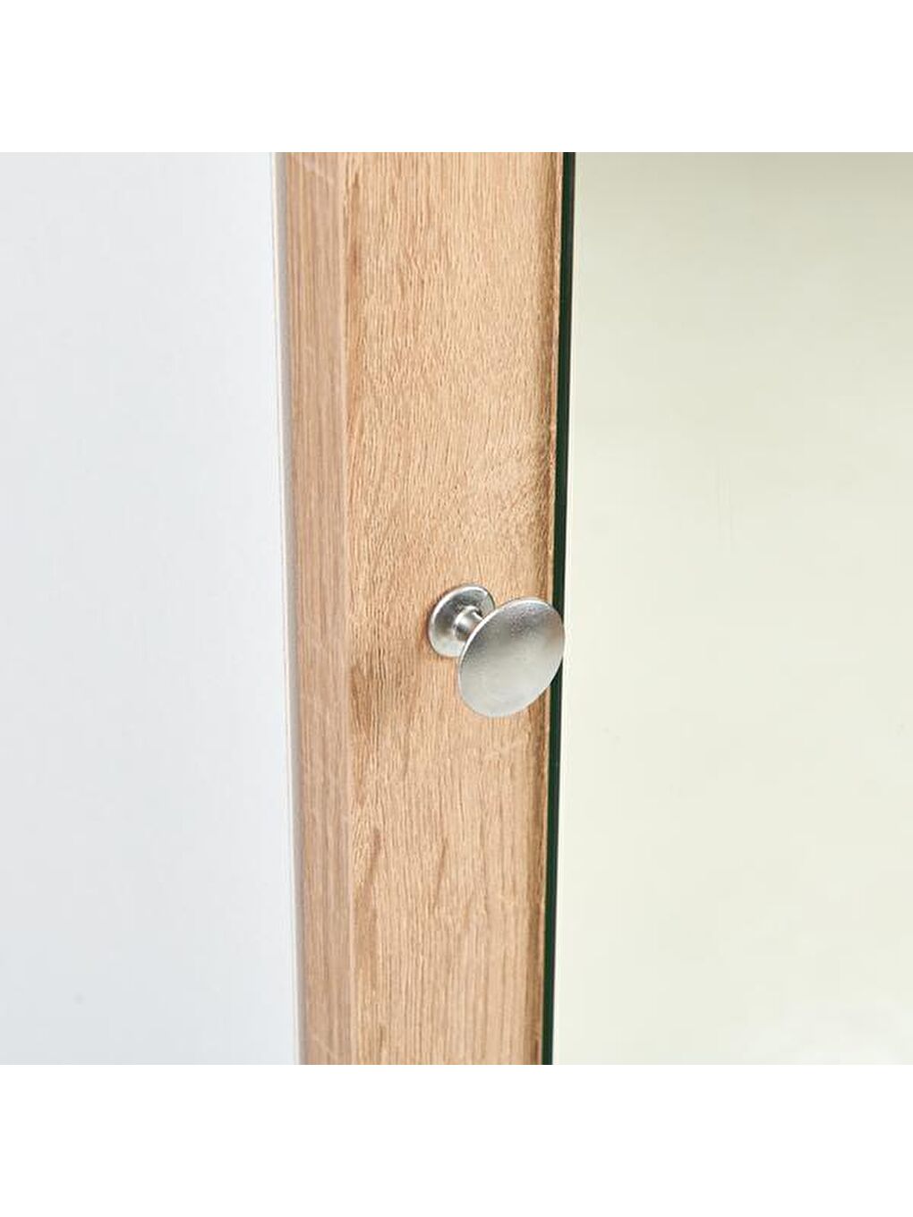 Pembe Aynalı Portmanto - Sonoma / Beyaz-5