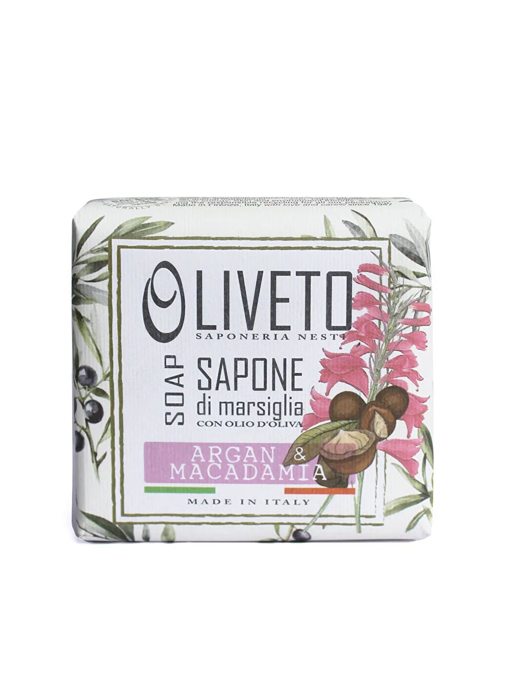 Saponeria Olıveto & Macadamia Katı Sabun 200 G | Besleyici | Argan Ve Fındık Özlü