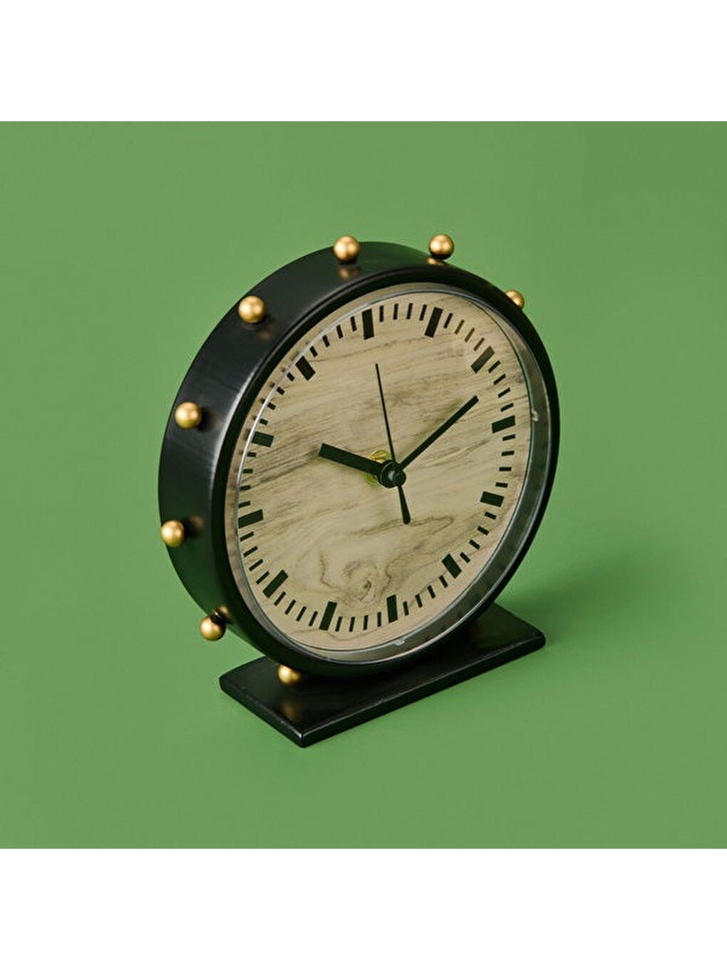 Deco Timon Masa Saati - Siyah - 18 cm-2