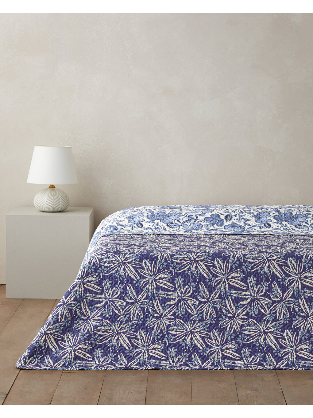 Camille Ray Çift Kişilik Çok Amaçlı Örtü 200x220 Cm Lacivert-1