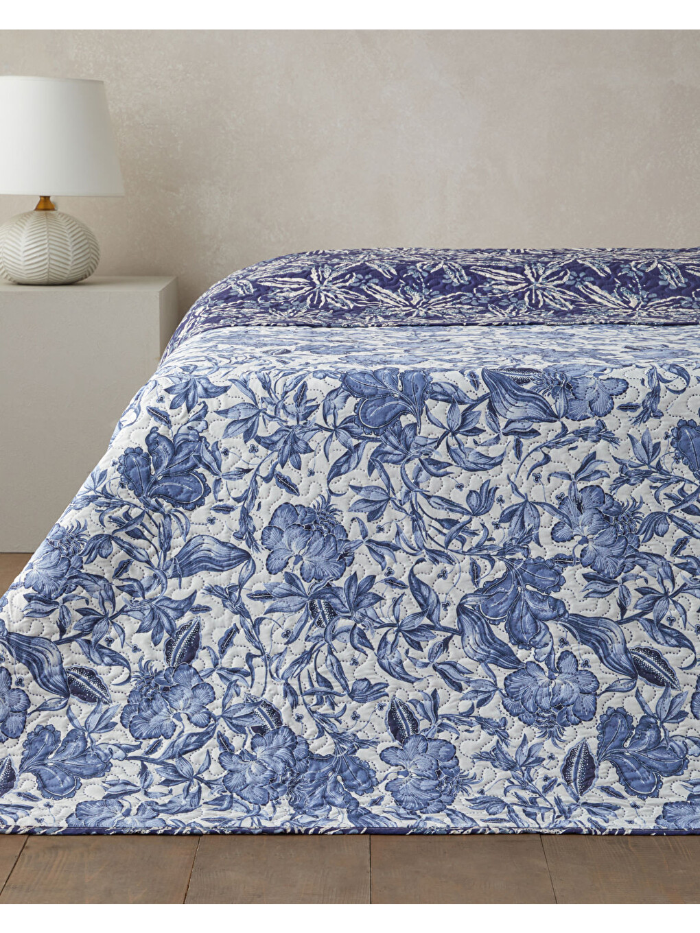 Camille Ray Çift Kişilik Çok Amaçlı Örtü 200x220 Cm Lacivert-2