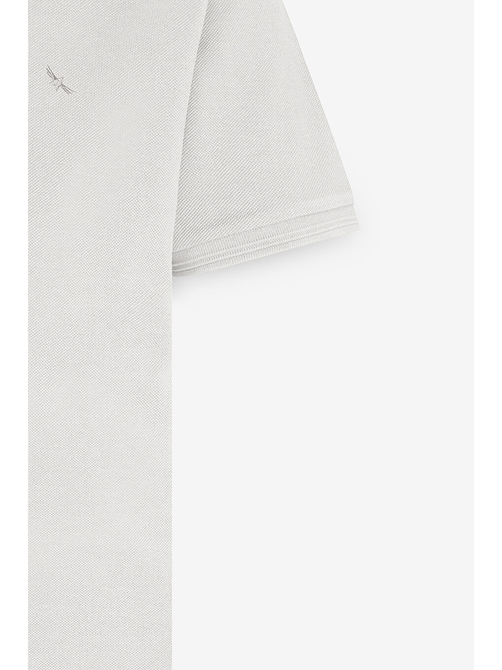 Erkek Beyaz Slim Fit Dar Kesim Polo Yaka %100 Pamuk Kısa Kollu Tişört-7