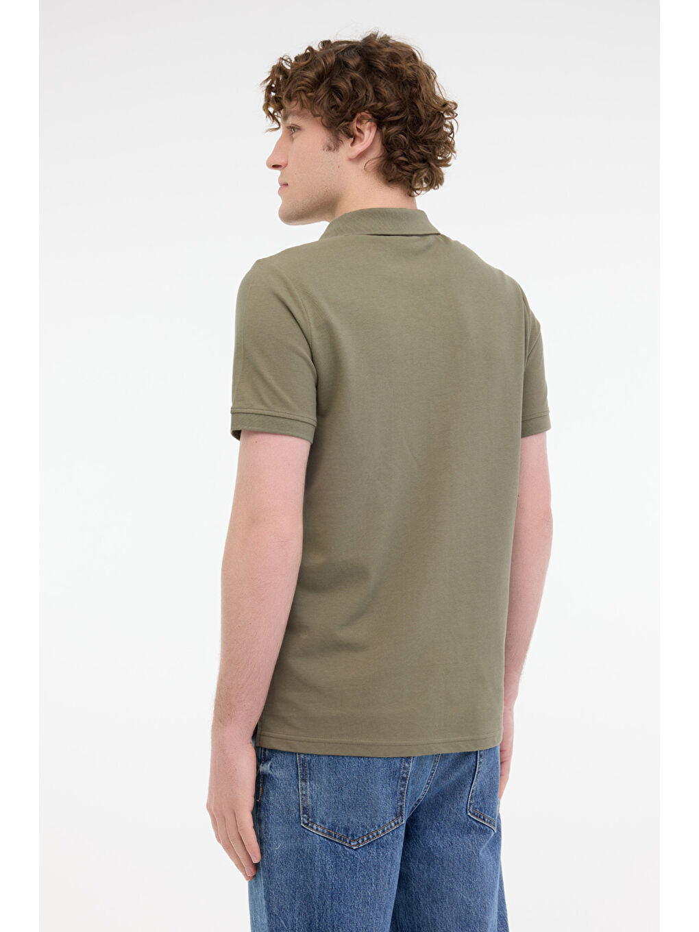 Kinetix MB PAM 12SN328 5FX Haki Erkek Kısa Kol T-Shirt - 1