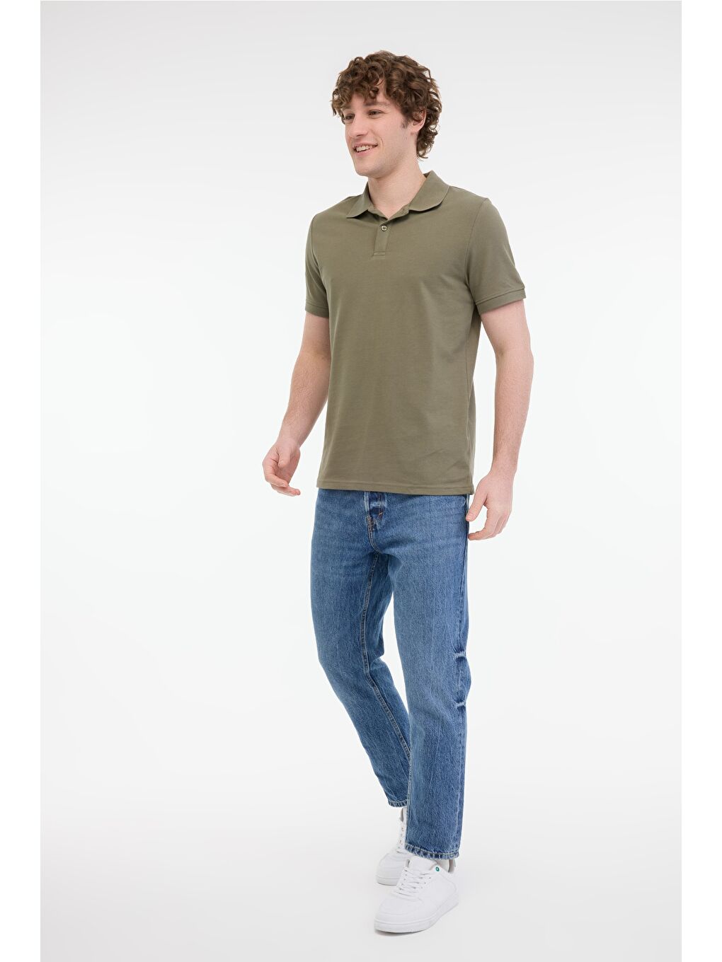 Kinetix MB PAM 12SN328 5FX Haki Erkek Kısa Kol T-Shirt - 2
