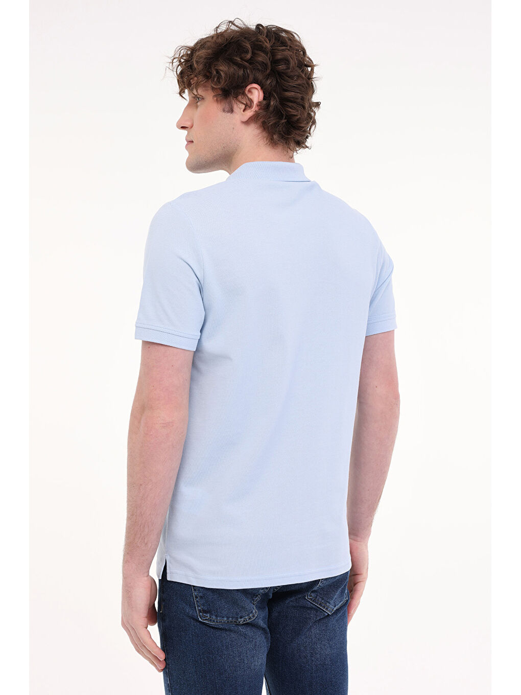 Kinetix MB PAM 12SN328 5FX Açık Mavi Erkek Kısa Kol T-Shirt - 1