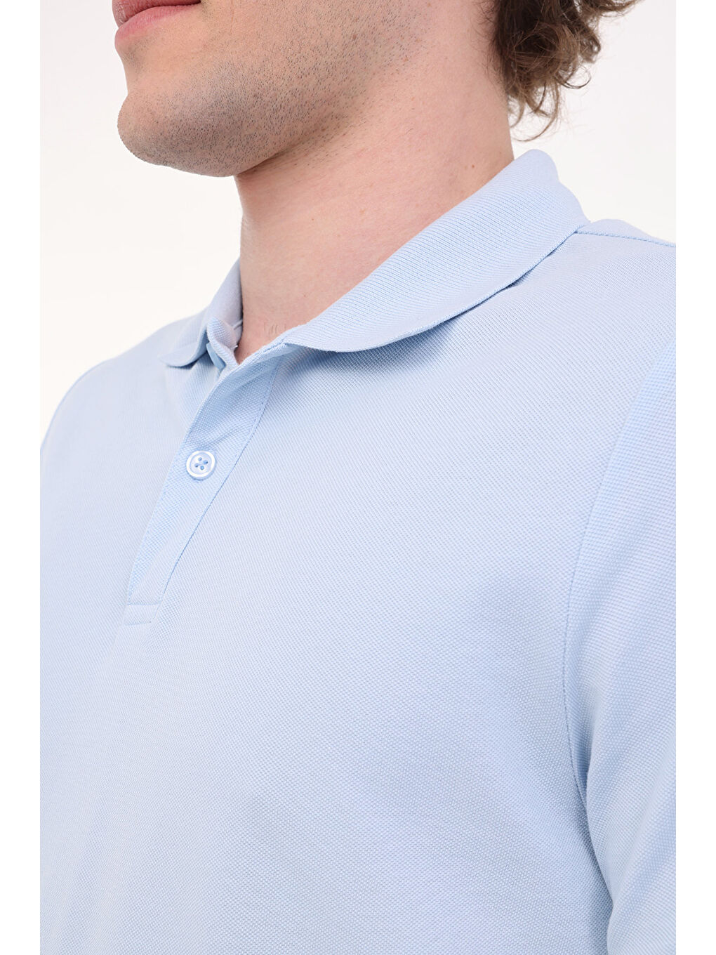 Kinetix MB PAM 12SN328 5FX Açık Mavi Erkek Kısa Kol T-Shirt - 3