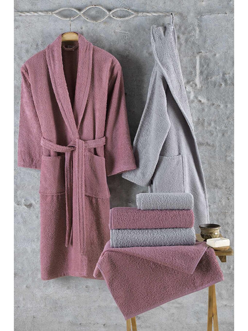 Pembe Nora Çeyiz Paketi 20 Parça Gülkurusu-1