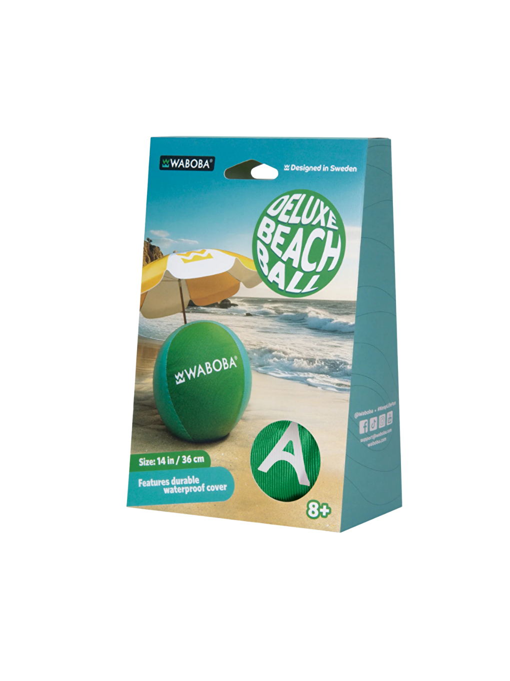 XL Beach Topu 14 inç Plaj Topu Yeşil-1