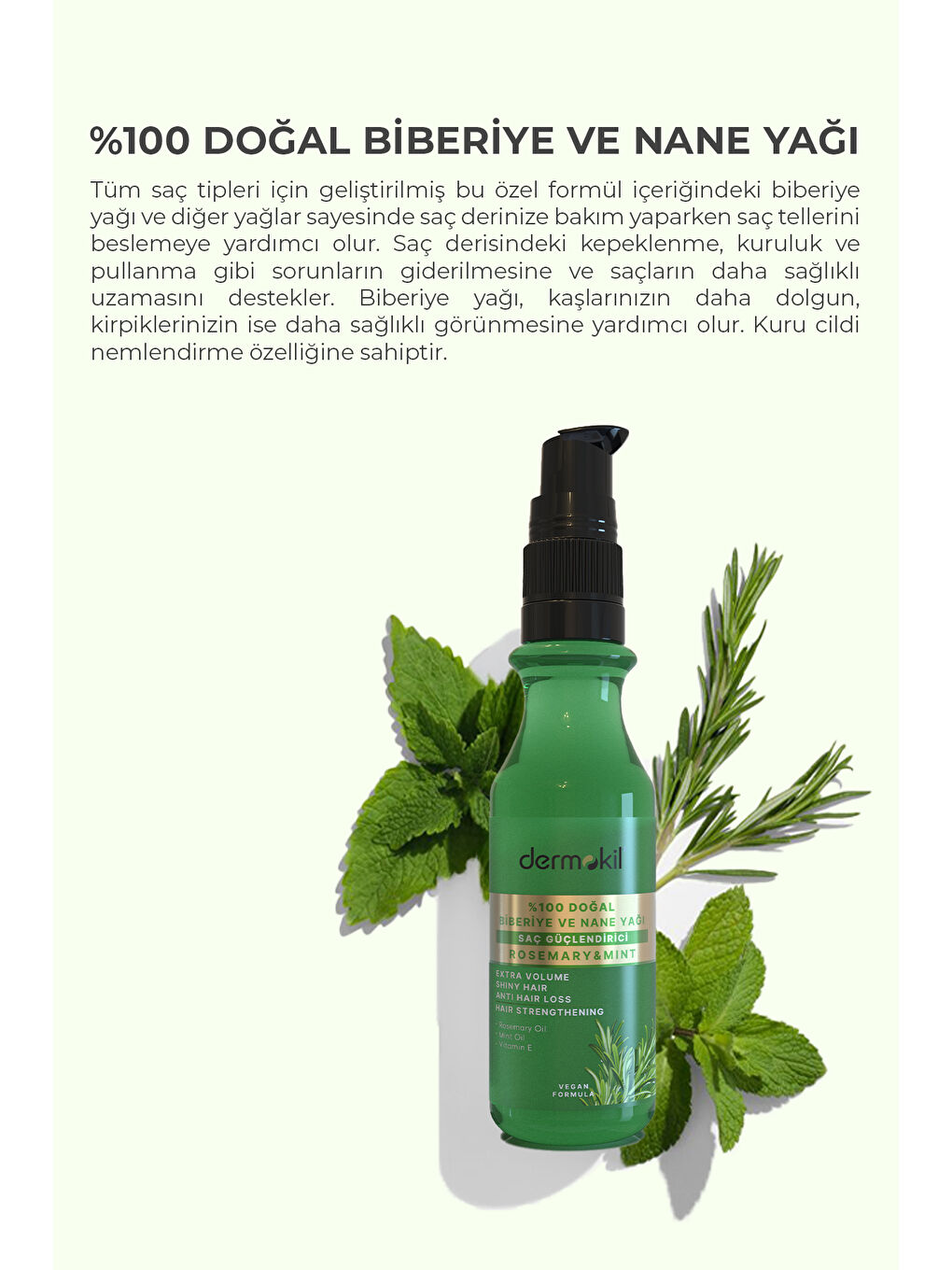 %100 Doğal Biberiye ve Nane Yağı 75 ml-3