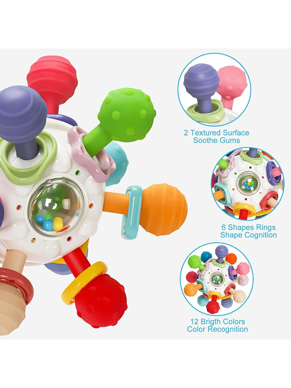 Montessori Duyusal Diş Kaşıyıcı Top-3