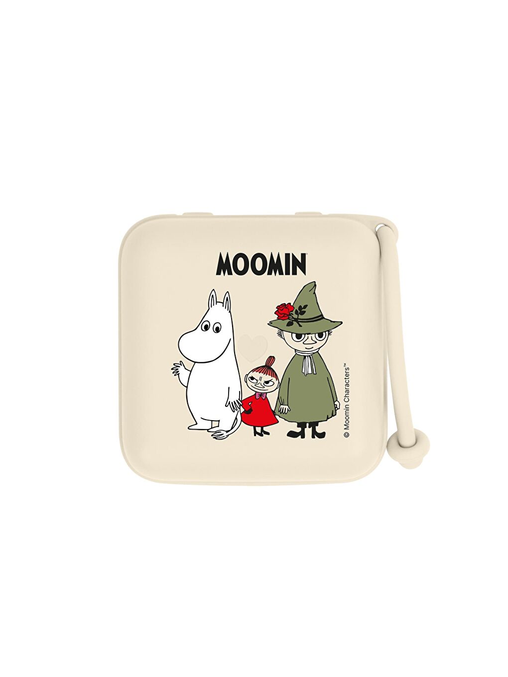 X Moomin Pacifier Box Emzik Kutusu-Ivory-1