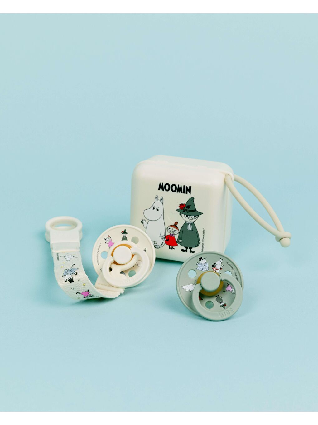 X Moomin Pacifier Box Emzik Kutusu-Ivory-6