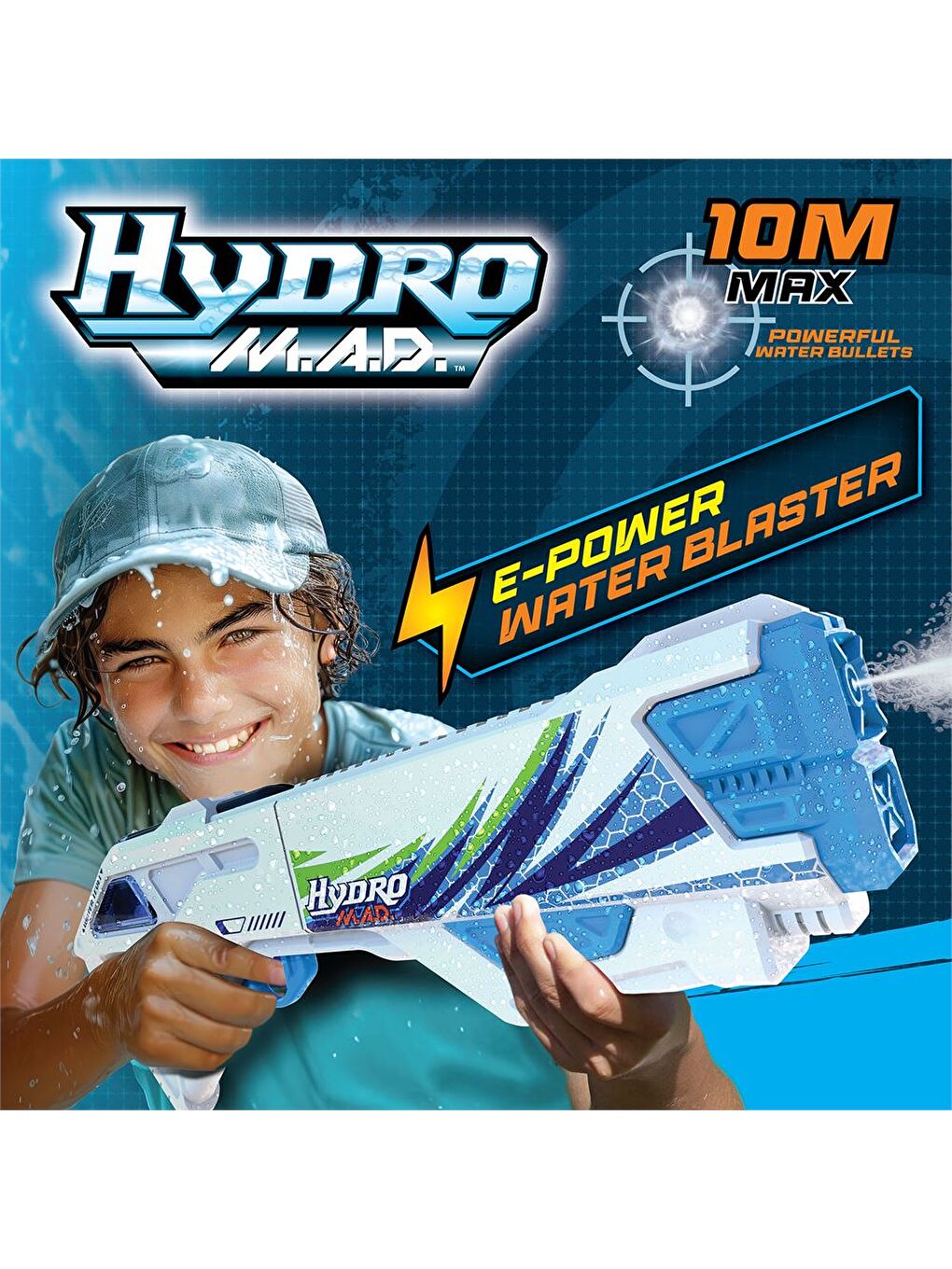 Hydro M.A.D. Elektrikli Su Tabancası - Mavi 81150-4