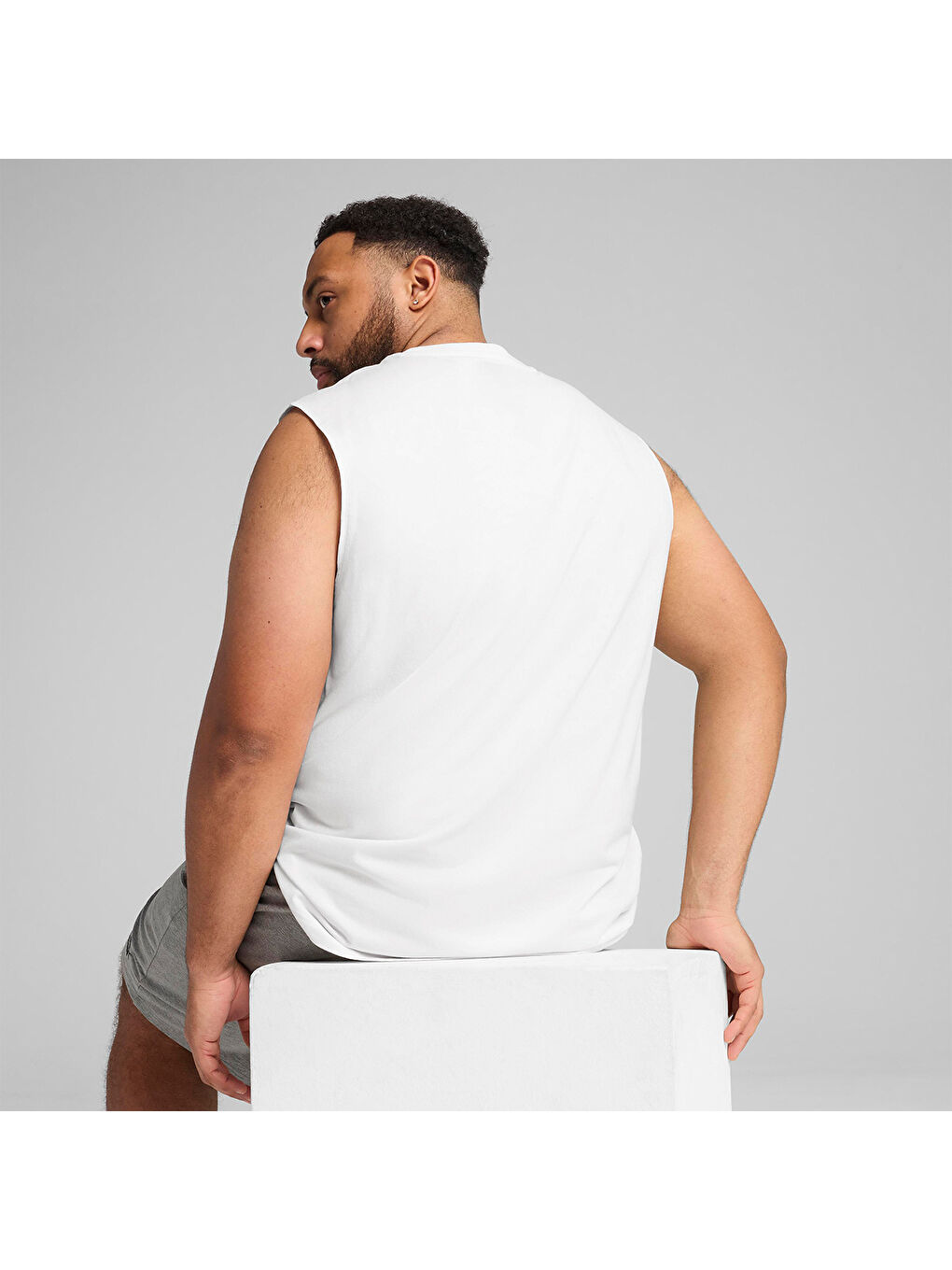 Essentials Erkek Beyaz Atlet-2