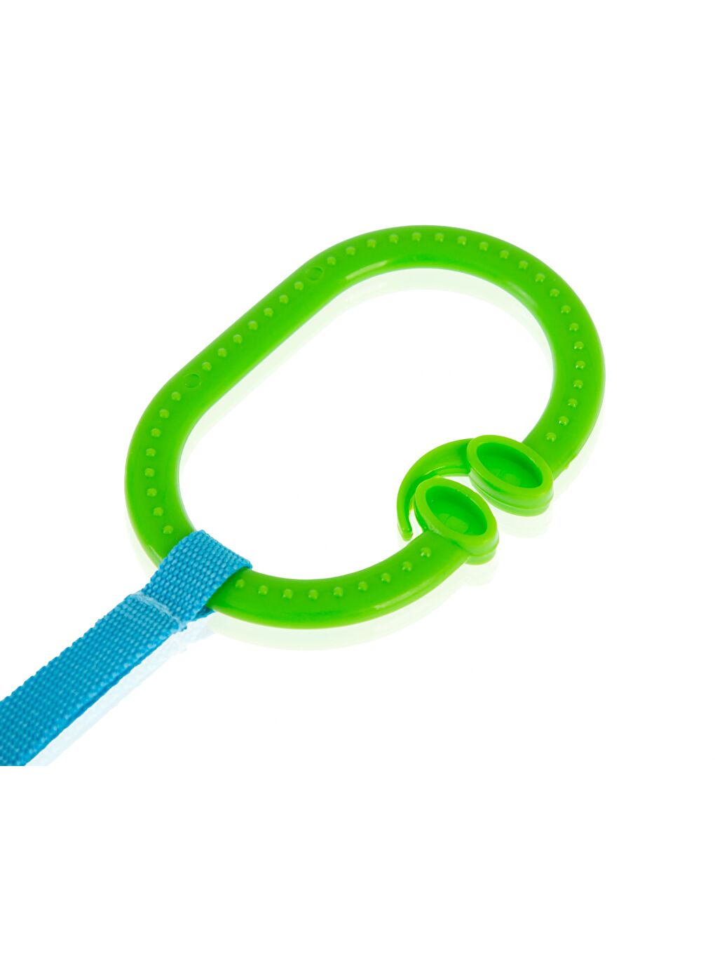 Çıngıraklı Puset Halkası Yeşil Oval-1