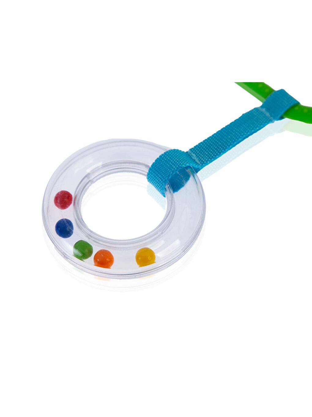 Çıngıraklı Puset Halkası Yeşil Oval-3