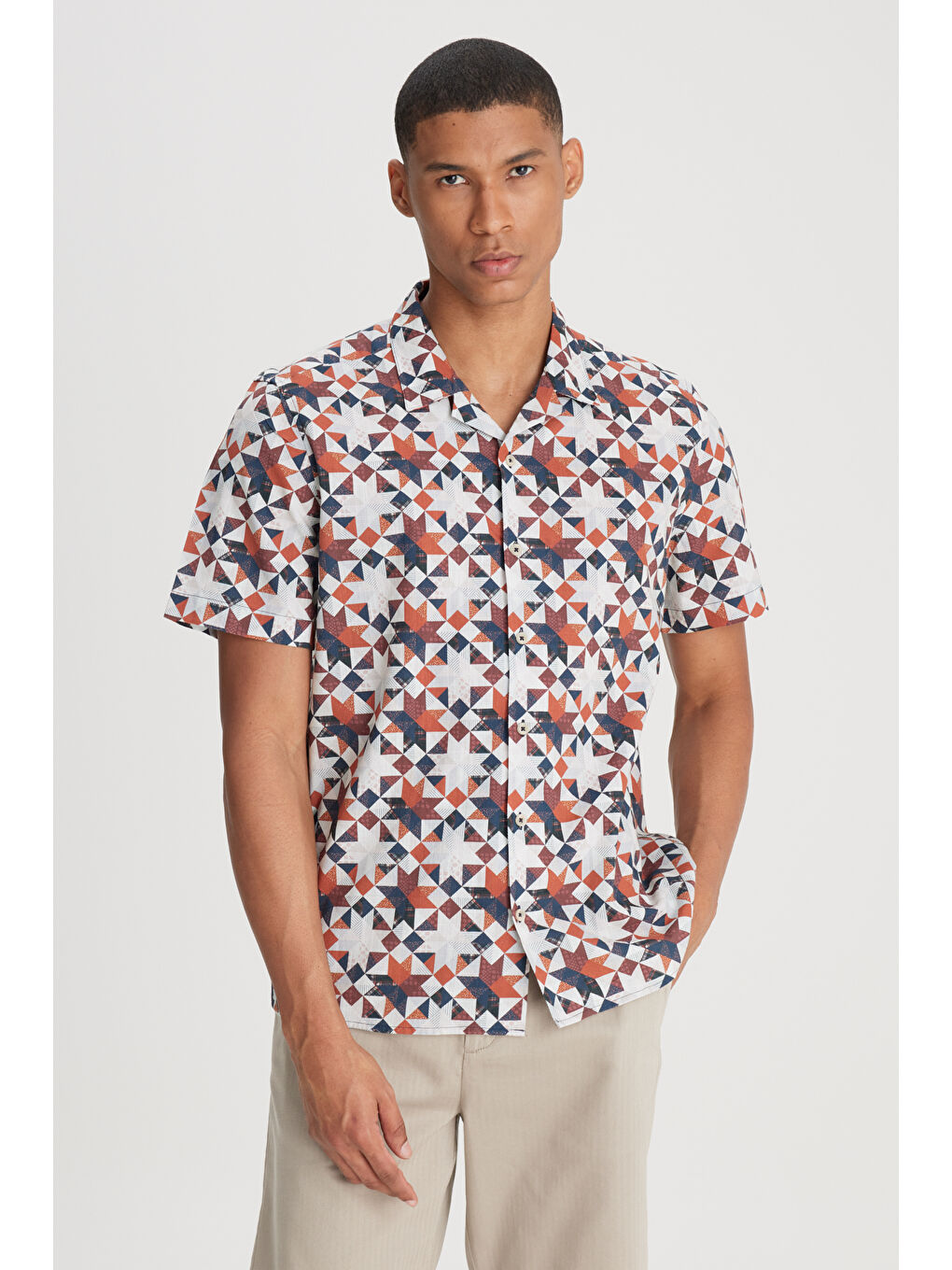 Karışık Loose Fit Rahat Kesim %100 Pamuk Çok Renkli Gömlek