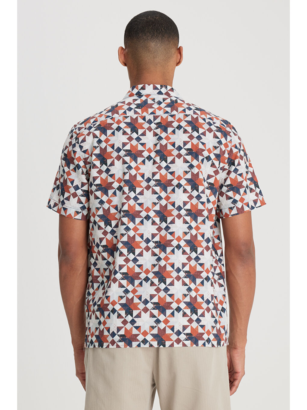 Karışık Loose Fit Rahat Kesim %100 Pamuk Çok Renkli Gömlek-5