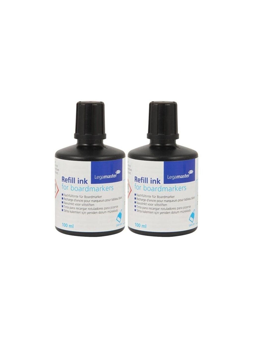 Edding Legamaster Beyaz Tahta Kalemi Mürekkebi 100 ml Siyah 2 Adet