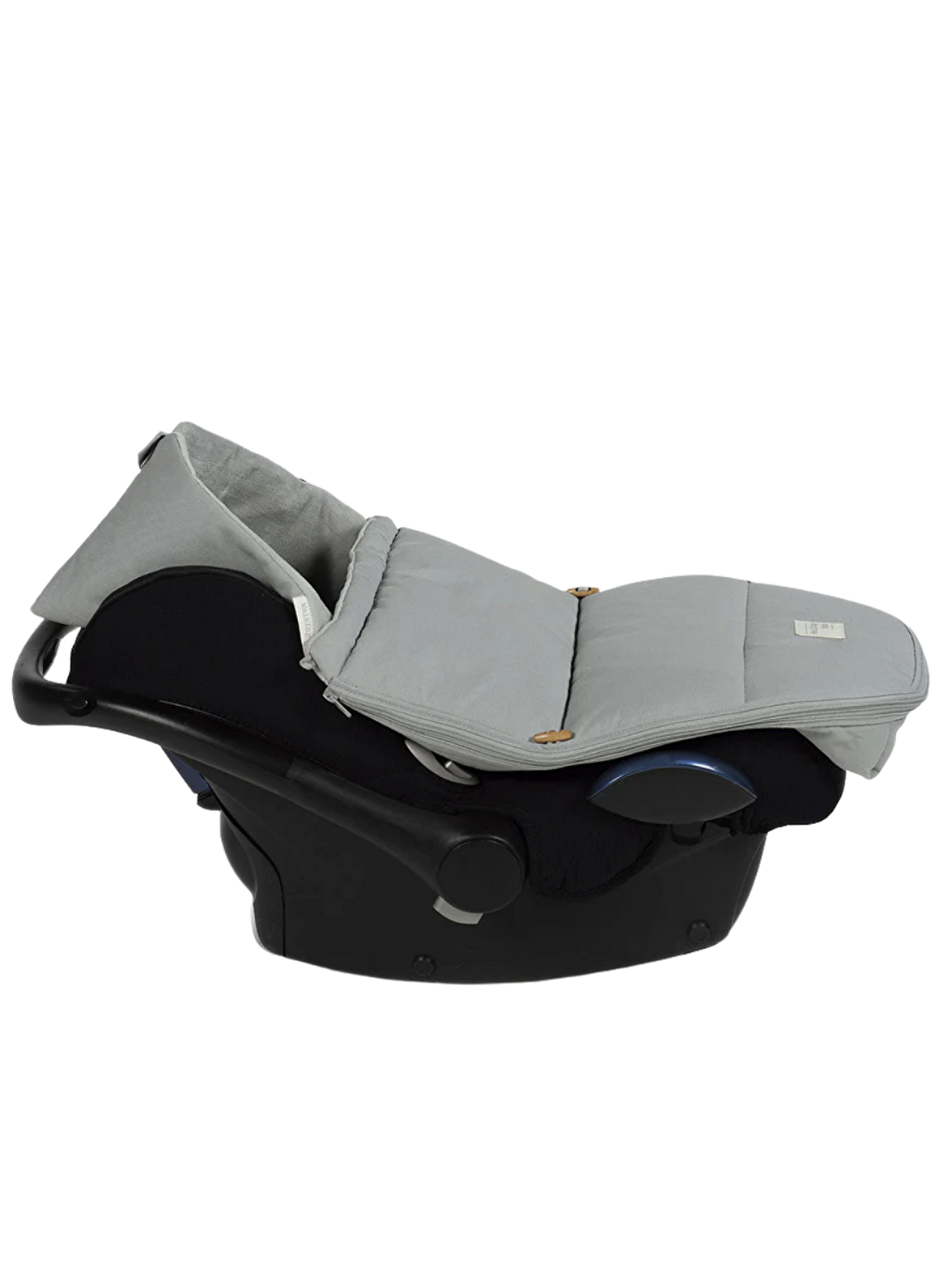 Gri Eco Mum Kundak Bebek Arabası Battaniyesi Cloud-2